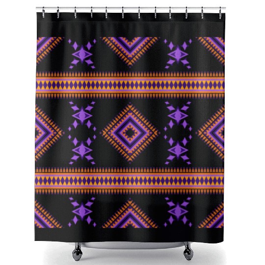 Ancient African Tribal Pattern Shower Curtains