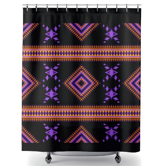 Ancient African Tribal Pattern Shower Curtains