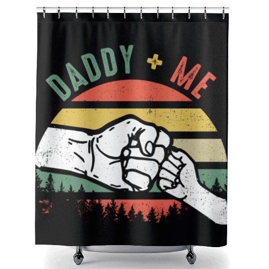 Love Daddy and Me Shower Curtains