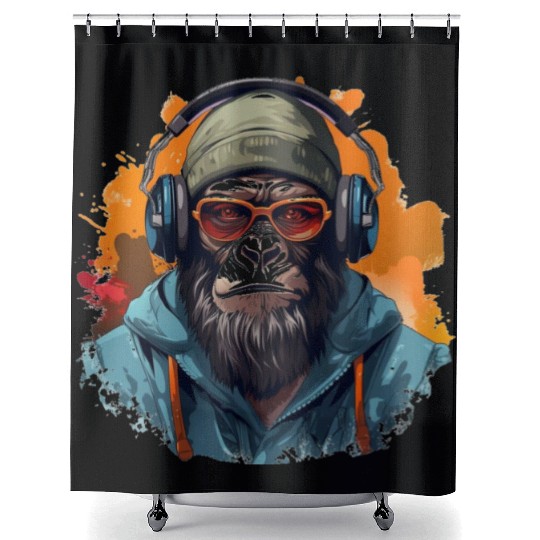 music, monkey, arctic monkeys, cool, band Shower Curtains