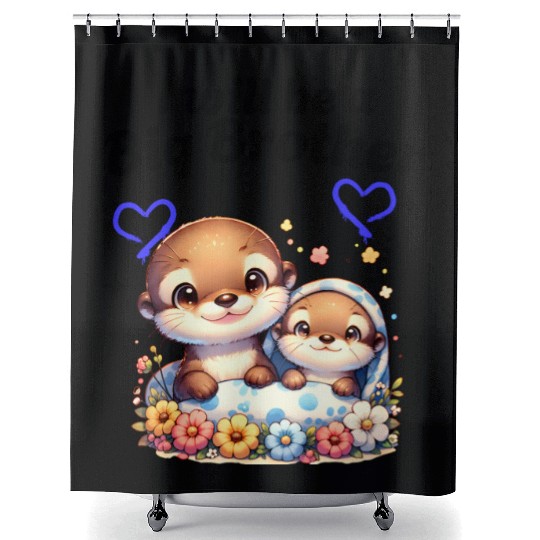I'm Going To Be A Big Brother Sweet Otter, Brother Shower Curtains