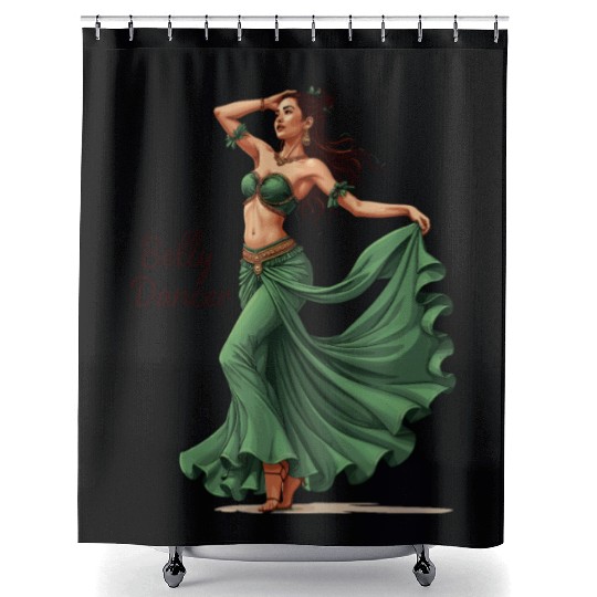 Belly Dancing Belly Dancer Belly Dance Classes Shower Curtains