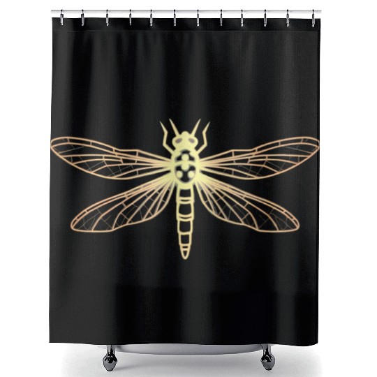 Moonlit Fireflies Shower Curtains