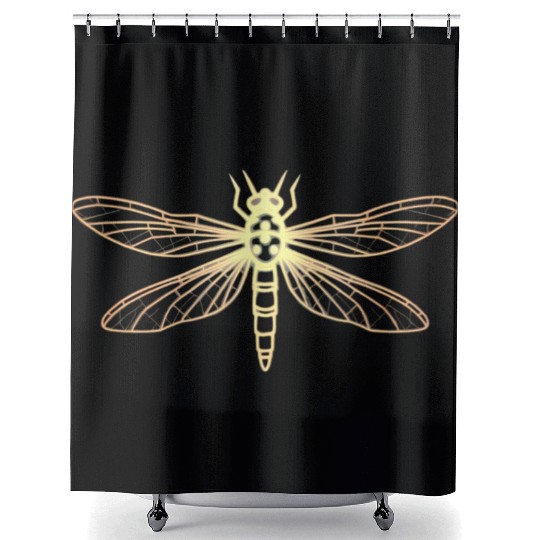 Moonlit Fireflies Shower Curtains