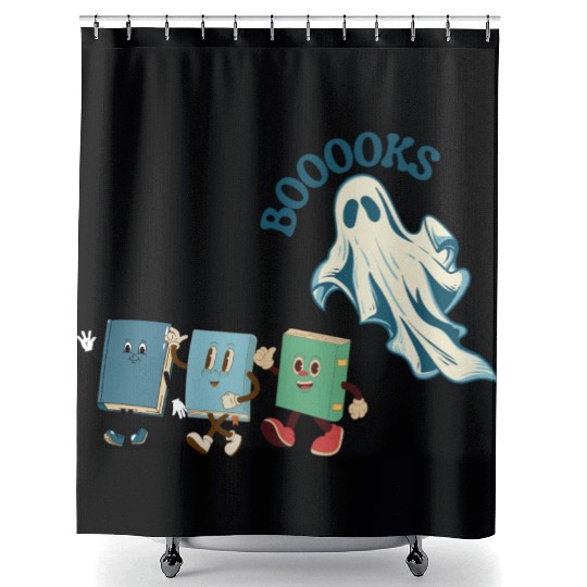 Ghost and Booooks! Shower Curtains