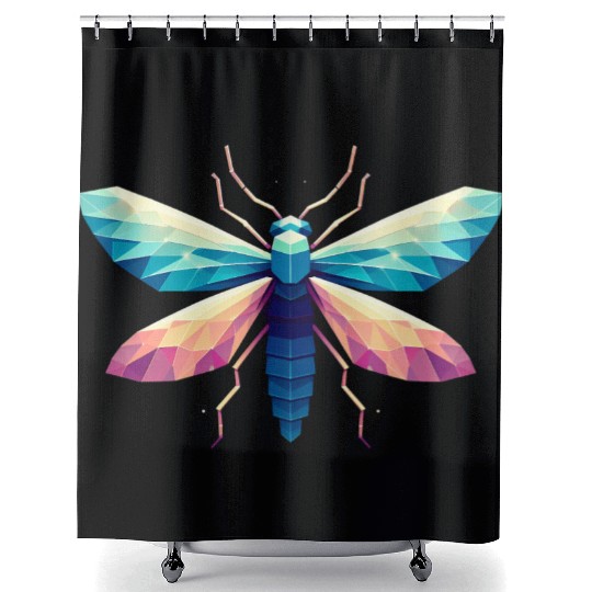 Fireflies,Lightning Bug Shower Curtains