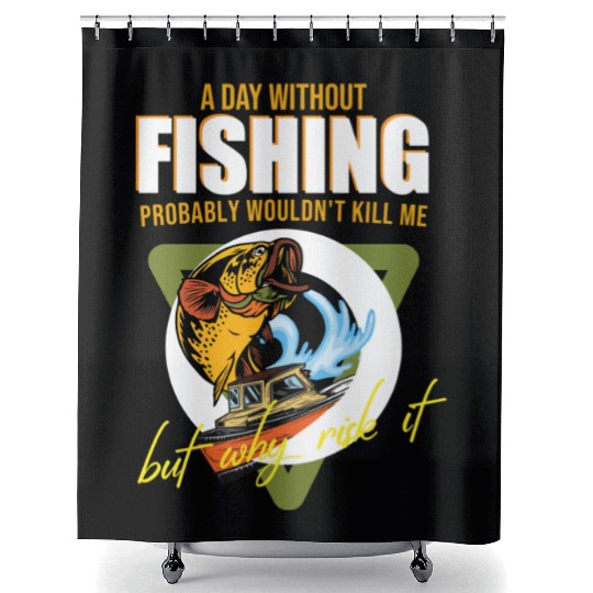 Shower Curtains fishing unisexe