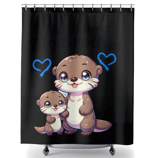 I'm Going To Be A Big Brother Sweet Otter, Brother Shower Curtains
