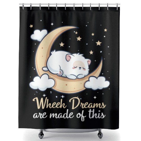 Guinea Pig Wheek Dreams Are Made Of This Shower Curtains
