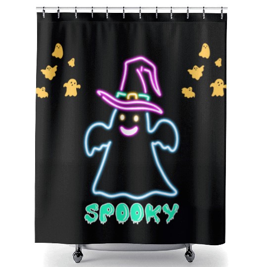 Neon Dreams, Pastel Vibes Shower Curtains