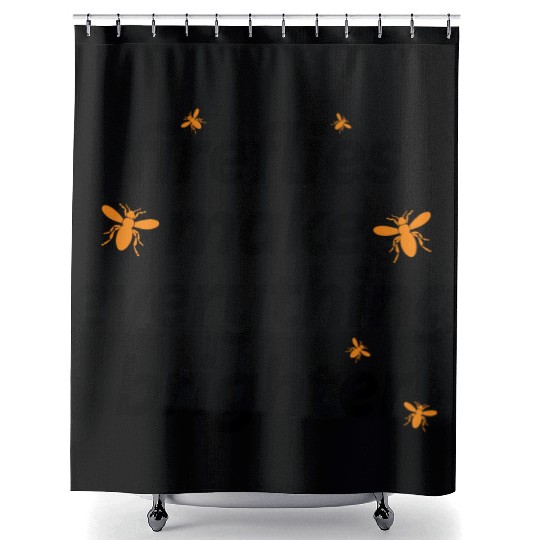 Fireflies Firefly Lightning Bug Insect Collector Shower Curtains