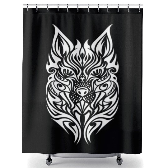 Dog Pet T Tattoo Shower Curtains