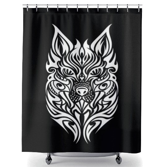 Dog Pet T Tattoo Shower Curtains