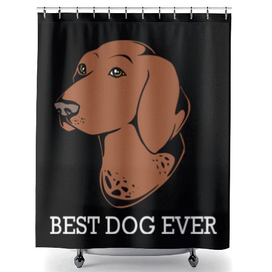 Best Dog Ever GSP Lover German Shorthaired Pointer Shower Curtains