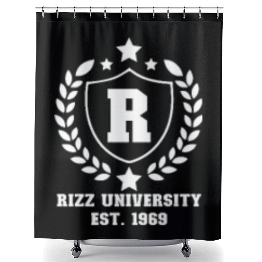 Rizz University Est. 1969 Rizz Academy Rizzlerrizz Shower Curtains