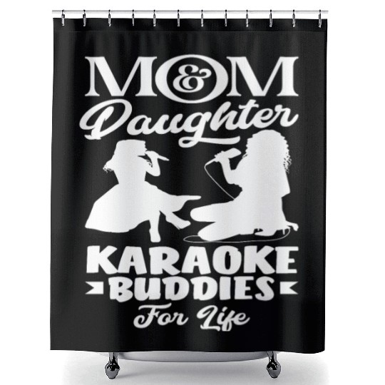 Mom And Daughter Karaoke Friends Forever Shower Curtains