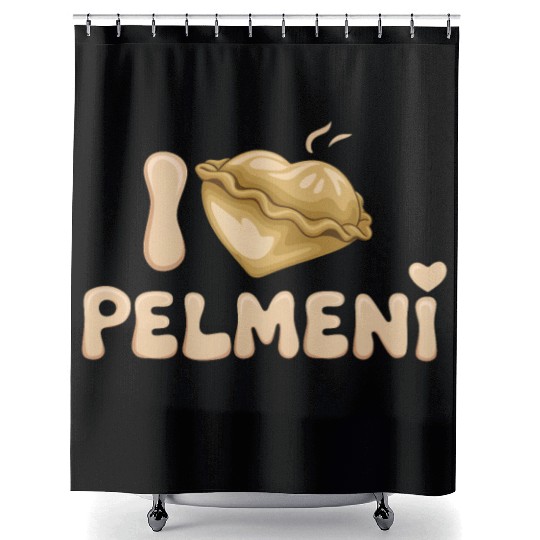 Pelmeni Dumpling Russian Comfort Food Shower Curtains