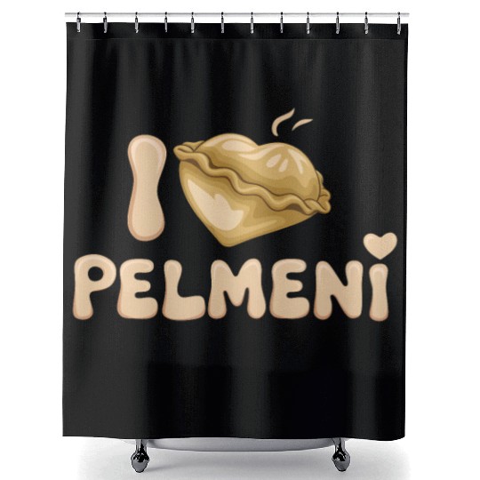 Pelmeni Dumpling Russian Comfort Food Shower Curtains
