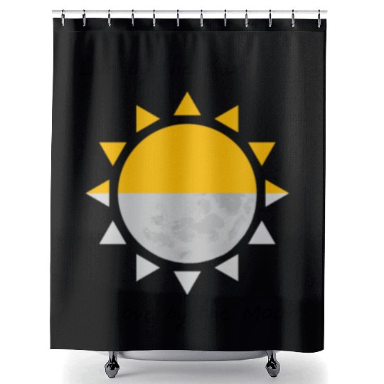 Live by the Sun, Love by the Moon Shower Curtains