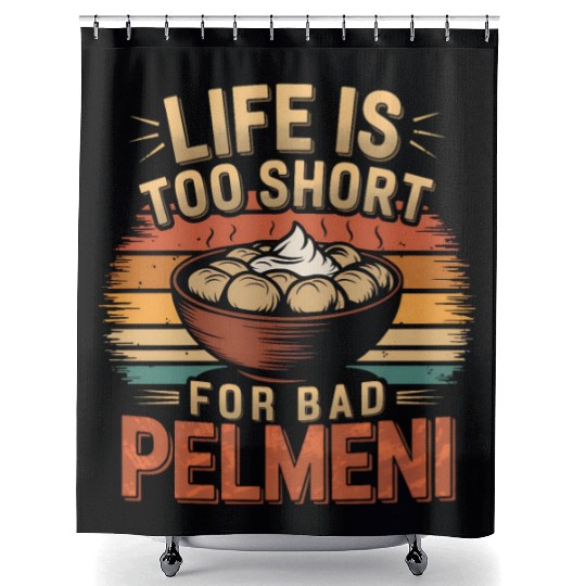 Pelmeni Dumpling Russian Comfort Food Shower Curtains