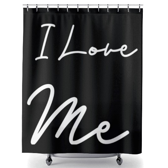 I Love Me Shower Curtains