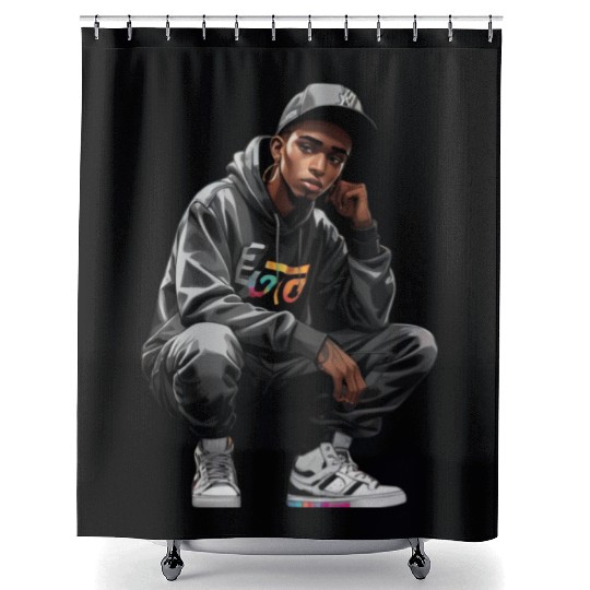 XL Streetwear Shower Curtains