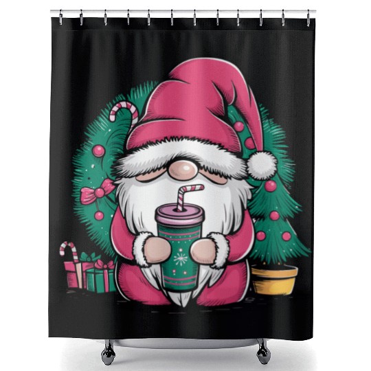 santa claus Shower Curtains