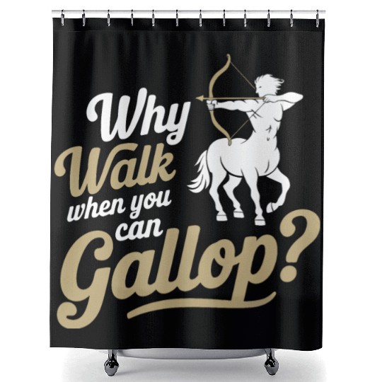 Funny Sagittarius Shower Curtains
