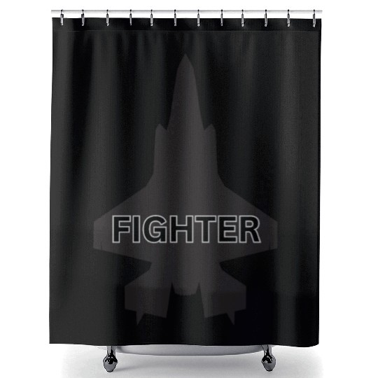 USAF F-35 Lightning II Art Shower Curtains