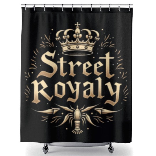 Street Royalty Golden Lobster Shower Curtains