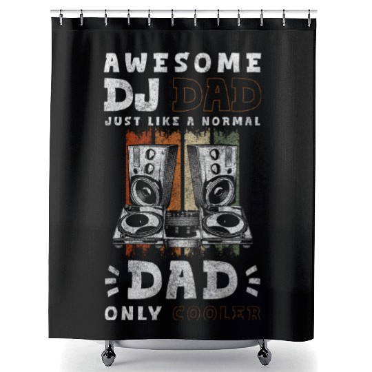 Dj Musician Dance Music Life Shower Curtains