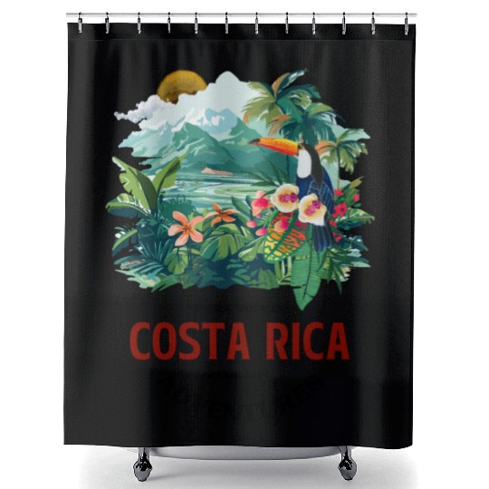 Costa Rica Nature & Macaw Adventure Shower Curtains
