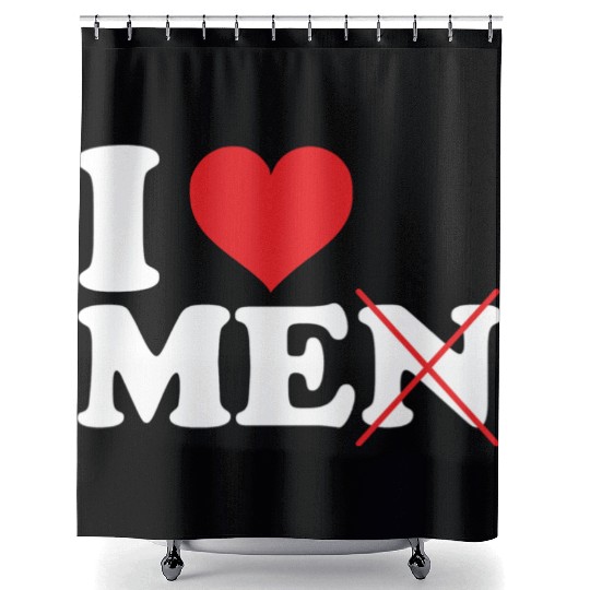 i love me not men. Funny I love myself Shower Curtains