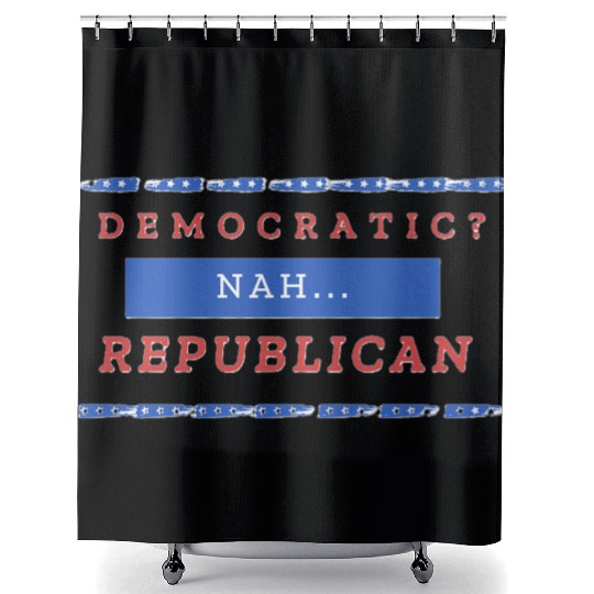 US election: Vote for Republican Edition Shower Curtains