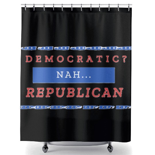 US election: Vote for Republican Edition Shower Curtains