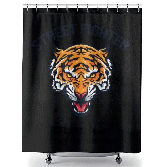 Street Fighter Riders Shower Curtains