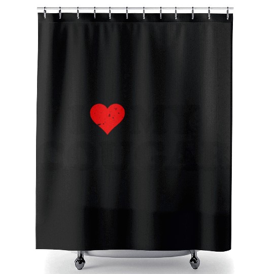 I Love Cougars Cougar Humor Valentine's Day 4WH1 Shower Curtains