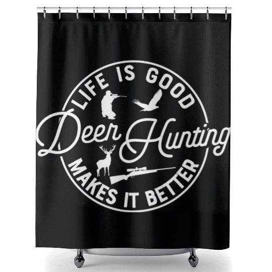 Deer Hunting Weekend Apparel Shower Curtains