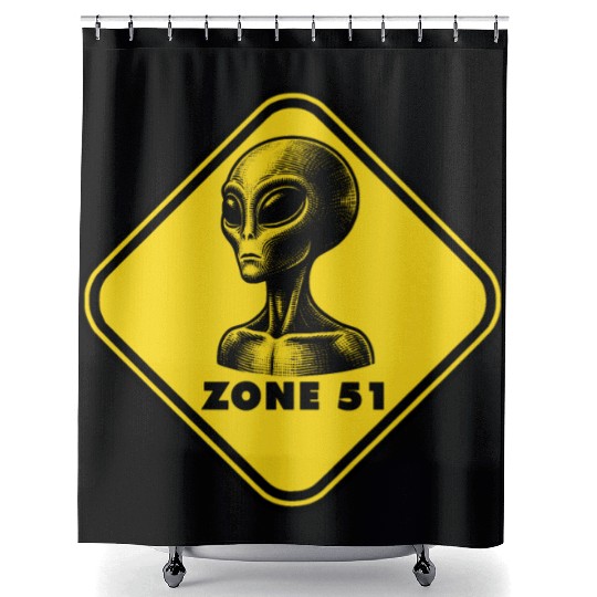Area 51 Shower Curtains