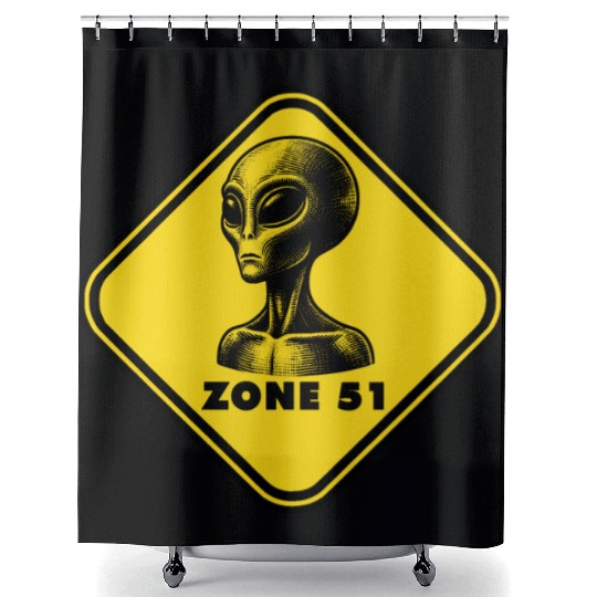 Area 51 Shower Curtains