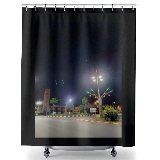 small town beauty Shower Curtains