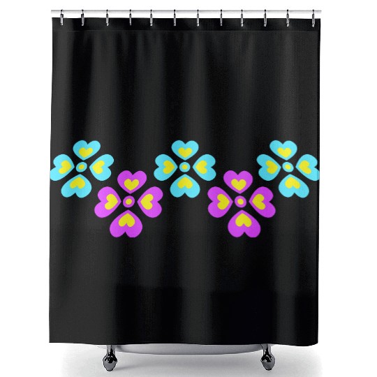 Many Pretty Daisy Flowers Decorative Nature Design Shower Curtains