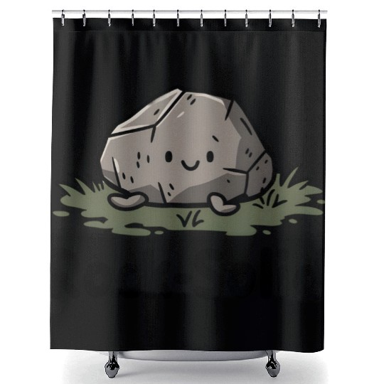 Rock Solid Shower Curtains
