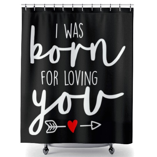 Bride Born For Loving You Bride To Be Engagement Shower Curtains