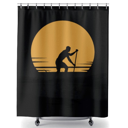 Stand Up Paddle Leisure Vacation Shower Curtains