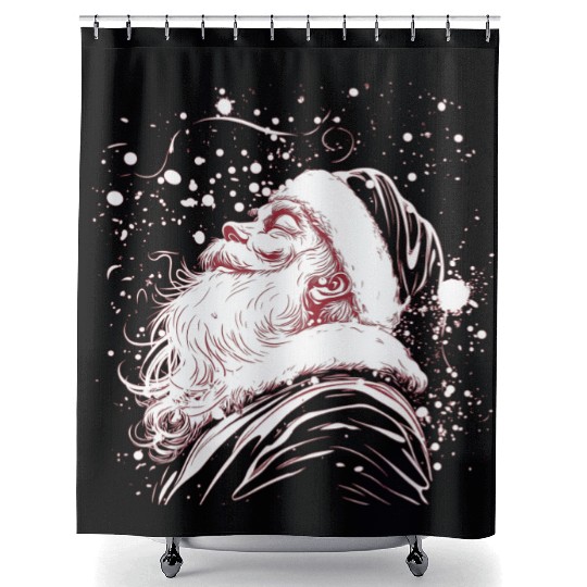 santa claus Shower Curtains
