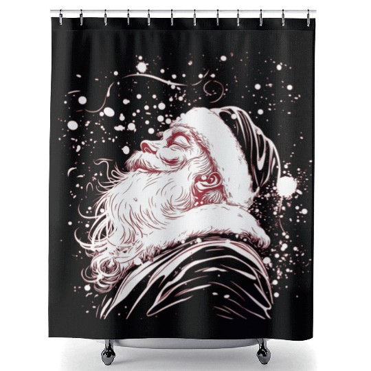 santa claus Shower Curtains