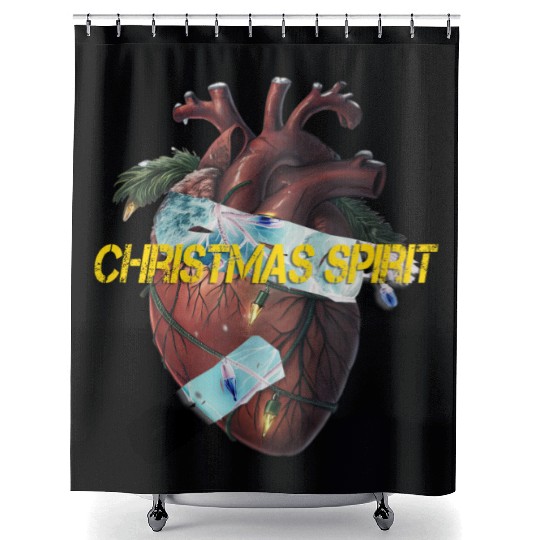 Christmas Spirit Shower Curtains
