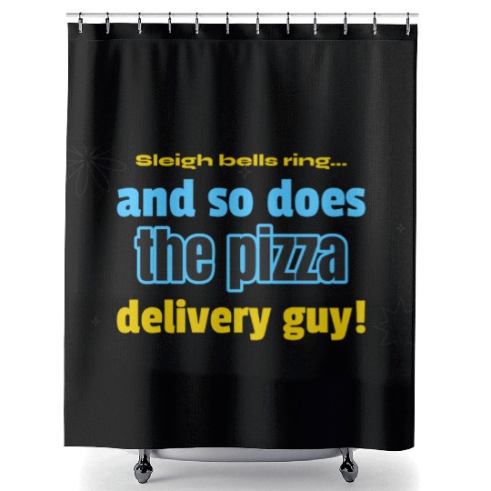 pizza lover Shower Curtains