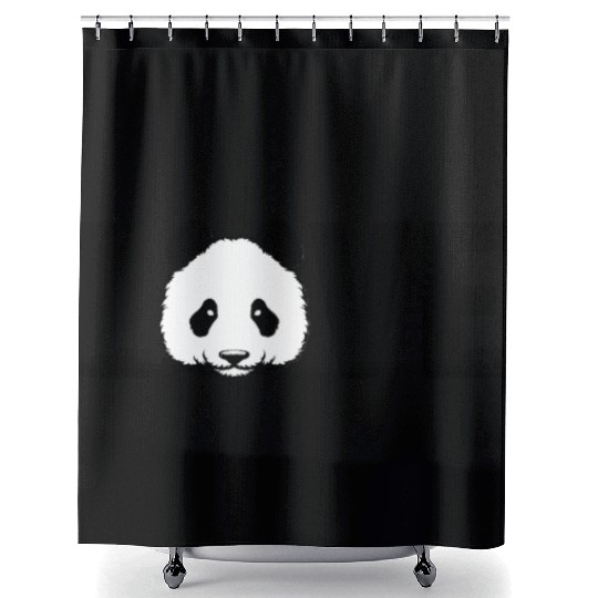 Panda Love Panda Bear Ailuropoda Melanoleuca Shower Curtains